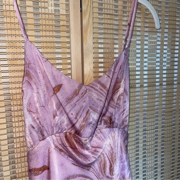 LUSH Purple Purple Y2K babydoll Maxi dress women’s S - Picture 3 of 10